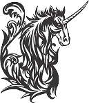 Unicorn Decal 36